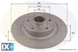 ΕΠΙΧΡΙΣΜΕΝΗ ΔΙΣΚΟΠΛΑΚΑ ΟΠΙΣΘ.RENAULT ADC3033 432027306R