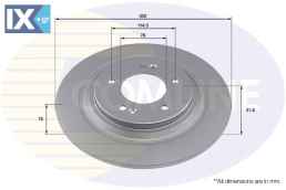 ΔΙΣΚΟΠΛΑΚΑ ΟΠΙΣΘ. KIA ADC4058 58411D4650