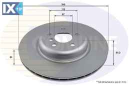 ΔΙΣΚΟΠΛΑΚΑ ΟΠΙΣΘIA BMW ADC4063V 34216860925