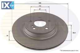 ΔΙΣΚΟΠΛΑΚΑ ΟΠΙΣΘIA MERCEDES ADC4084V 2214230412 2214231012