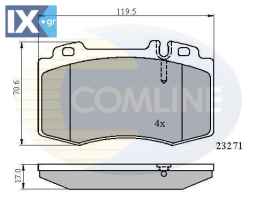 ΣΕΤ ΔΙΣΚΟΦΡΕΝΑ ΕΜΠΡ. MERCEDES CBP01117 0034200520 003420052005 0034200820 0034201820 0034204220 0034205820 0034208920 0044200420 0044200520 004420052067 0044200820 0044207720 0044209020 0054206020 00