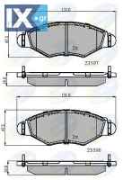 ΣΕΤ ΔΙΣΚΟΦΡΕΝΑ ΕΜΠΡ. CITROEN-PEUGEOT CBP01131 1609252980 425166 425212 425228 425302 425303 425305 425319 425320 425487 425494 E172131 E172562 1609252980 425212 425228 425302 425303 425305 425319 425