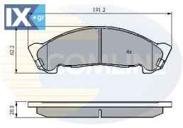 ΣΕΤ ΔΙΣΚΟΦΡΕΝΑ ΕΜΠΡ. ISUZU CBP01175 8970784091 8970784092 8970784093 8970784094 8972261030 8973292640 8973689800