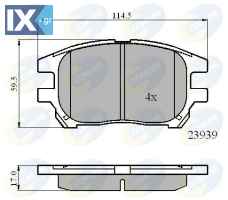 ΣΕΤ ΔΙΣΚΟΦΡΕΝΑ ΕΜΠΡ. LEXUS CBP01212 0446548040 0446548050 446548040 446548050