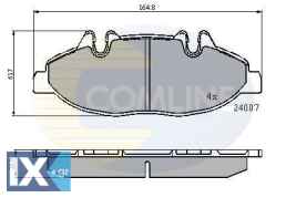 ΣΕΤ ΔΙΣΚΟΦΡΕΝΑ ΕΜΠΡ. MERCEDES CBP01305 0004216110 0014210910 0034207820 0034207910 0064204320 A0004216110 A0014210910 A0034207820 A0034207910 A0064204320