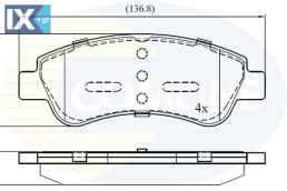 ΣΕΤ ΔΙΣΚΟΦΡΕΝΑ ΕΜΠΡ. PEUGEOT CBP01525 1611293980 1614005880 3649088 425423 1610489680 1611140680 1611293980 1614005880 1646186180 425221 425238 425239 425240 425276 425338 1610489680 1611140680 16131