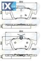 ΣΕΤ ΔΙΣΚΟΦΡΕΝΑ ΟΠΙΣΘ. FORD - VOLVO CBP01629 1683374 1805813 1809458 2019129 5134101 AV612M008AA AV612M008AB AV612M008BA BV612M007B3A BV612M007BA MEAV6J2M008BA 30742031 31323501 31341324 31341327 3134