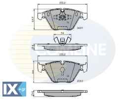 ΣΕΤ ΔΙΣΚΟΦΡΕΝΑ ΕΜΠΡ. BMW CBP01700 34112288858 34112288859 34112288861 34112288866 34112288867 34112288868 34112288869 34116780711 34116790759 34116794917