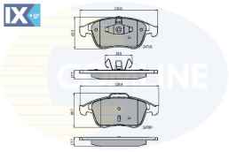 ΣΕΤ ΔΙΣΚΟΦΡΕΝΑ ΕΜΠΡ. RENAULT CBP01725 410600011R 410600032R 410602933R 410607369R 410607585R