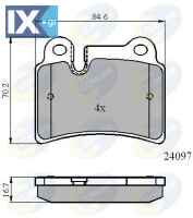 ΣΕΤ ΔΙΣΚΟΦΡΕΝΑ ΟΠΙΣΘ. VW CBP01728 7L6698451B 7L6698451B 7L6698451B 7L6698451B