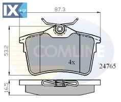 ΣΕΤ ΔΙΣΚΟΦΡΕΝΑ ΟΠΙΣΘ. CITROEN - PEUGEOT CBP01797 1608520480 425414 425415 425429 1608520480 425414 425415 425429