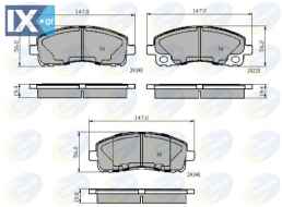 ΣΕΤ ΔΙΣΚΟΦΡΕΝΑ ΟΠΙΣΘ. MITSUBISHI CBP02005 MK529567