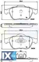 ΣΕΤ ΔΙΣΚΟΦΡΕΝΑ ΕΜΠΡ. RENAULT CBP02020 410607613R 7701206599 7701208182 7701209809 8671000730 8671013562 8671016635