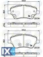 ΣΕΤ ΔΙΣΚΟΦΡΕΝΑ ΕΜΠΡ. FORD CBP02197 1751951 1765066 1775672 1785193 1848532 1860476 AY112K021BA AY112K021BB AY112K021BC AY112K021BD AY112K021CA MEAY1J2K021AA