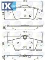 ΣΕΤ ΔΙΣΚΟΦΡΕΝΑ ΟΠΙΣΘ. PEUGEOT CBP02198 4254A8