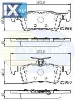 ΣΕΤ ΔΙΣΚΟΦΡΕΝΑ ΟΠΙΣΘ. PEUGEOT CBP02233 1610814180 1611331480