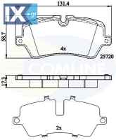 ΣΕΤ ΔΙΣΚΟΦΡΕΝΑ ΟΠΙΣΘΙΑ LAND ROVER CBP02256 LR036574 LR065492 LR068303 LR079910 LR079935 LR084118 LR106326 LR108260 LR123717 LR139173 LR146155 LR162042 LR162047 LR162048