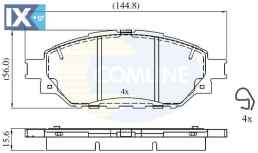 ΣΕΤ ΔΙΣΚΟΦΡΕΝΑ ΕΜΠΡ. TOYOTA CBP02305 044650K350 044650K420