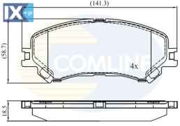 ΣΕΤ ΔΙΣΚΟΦΡΕΝΑ ΕΜΠΡ. RENAULT CBP02423 410606124R 410606808R