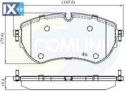 ΣΕΤ ΔΙΣΚΟΦΡΕΝΑ ΕΜΠΡ. VW CBP02456 2H6698151A 2H6698151A 2H6698151A 2H6698151A