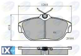 ΣΕΤ ΔΙΣΚΟΦΡΕΝΑ ΕΜΠΡ. VOLVO CBP0590 271349 2713493 2713498 271737 2717379 271979 31261183 3516916