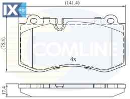 ΣΕΤ ΔΙΣΚΟΦΡΕΝΑ ΕΜΠΡ. MERCEDES CBP06020 0044206220 0044208020 004420802041 0054207820 A0044206220 A0044208020 A004420802041 A0054207820