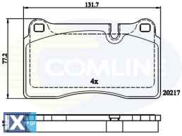 ΣΕΤ ΔΙΣΚΟΦΡΕΝΑ ΕΜΠΡ. LAND ROVER CBP06030 5H222D007AA SFP500045 SFP500070