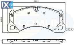 ΣΕΤ ΔΙΣΚΟΦΡΕΝΑ ΕΜΠΡ. PORSCHE-VW CBP06039 7L0698151M 7L0698151N 7P0698151 7P0698151B 7P0698151C 7P6698151 7P6698151B 7L0698151M 7L0698151N 7P0698151 7P0698151B 7P0698151C 7P6698151 7P6698151B 7L069815