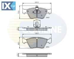 ΣΕΤ ΔΙΣΚΟΦΡΕΝΑ ΕΜΠΡ. OPEL CBP0738 1605003 1605855 90443873 1605003 1605855 90443873 4467049 4467899 4483723 4646899 4648457