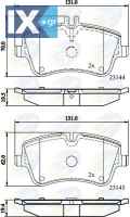 ΣΕΤ ΔΙΣΚΟΦΡΕΝΑ ΕΜΠΡ. MERCEDES CBP0854 0034202520 0034202620 0034204520 0034205920 0034206020 0034209520 0054206220 0054209620 0064206220 A0034202520 A0034202620 A0034204520 A0034205920 A0034206020 A0