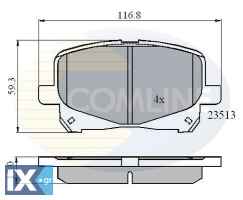 ΣΕΤ ΔΙΣΚΟΦΡΕΝΑ ΕΜΠΡ. TOYOTA CBP0904 0446528430