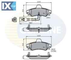 ΣΕΤ ΔΙΣΚΟΦΡΕΝΑ ΟΠΙΣΘ. FORD CBP11235 1088938 1129886 1129986 1204852 1500668 1672939 6669779 6669780 7153477 93BB2008BA 93BB2M008BB XF722200BA XS712M008BC XS712M008BE XS7J2M008BA