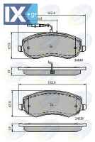 ΣΕΤ ΔΙΣΚΟΦΡΕΝΑ ΕΜΠΡ. FIAT CBP11678 425394 425395 425495 425395 425495 77364821