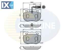 ΣΕΤ ΔΙΣΚΟΦΡΕΝΑ ΕΜΠΡ. LAND ROVER CBP1401 RTC6781 STC8189 STC8571 STC8572 STC9190 RTC6781 STC8189 STC8571 STC8572 STC9149 STC9189 STC9190 STC9191