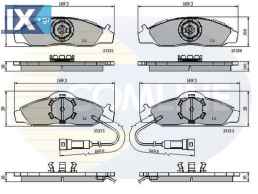 ΣΕΤ ΔΙΣΚΟΦΡΕΝΑ ΕΜΠΡ. DAEWOO-SSANGYONG CBP1581 9949509 9949533 4813005100