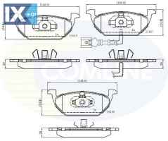 ΣΕΤ ΔΙΣΚΟΦΡΕΝΑ ΕΜΠΡ. AUDI-SEAT-SKODA-VW CBP1851 1J0698151D 1J0698151E 1J0698151F 1J0698151G 1K0698151A 1K0698151D 1K0698151F 1K0698151G 1K0698151K JZW698151 1J0698151D 1J0698151E 1J0698151F 1J0698151