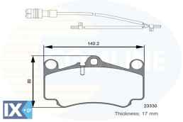 ΣΕΤ ΔΙΣΚΟΦΡΕΝΑ ΕΜΠΡ. PORSCHE CBP26132 99635194911 99635194912