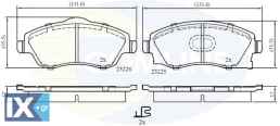 ΣΕΤ ΔΙΣΚΟΦΡΕΝΑ ΕΜΠΡ. OPEL CBP31112 1605081 1605092 1605316 1605964 1605974 9200108 93172261 93176114 93184269 95519746 09200108 1605081 1605092 1605316 1605964 1605974 9200108 93172261 93176114 93184