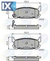 ΣΕΤ ΔΙΣΚΟΦΡΕΝΑ ΟΠΙΣΘ. MAZDA CBP31521 NCY32643ZA N0Y72648ZC NCY3263Z NCY32643Z NOY7268ZB