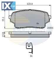 ΣΕΤ ΔΙΣΚΟΦΡΕΝΑ ΕΜΠΡ. SUZUKI CBP31523 5520050J01 5520050J02