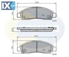 ΣΕΤ ΔΙΣΚΟΦΡΕΝΑ ΕΜΠΡ. ISUZU CBP31573 89040317 8973682510 8973682520 8980511170