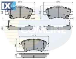 ΣΕΤ ΔΙΣΚΟΦΡΕΝΑ ΕΜΠΡ. TOYOTA CBP31576 0446502170 0446502200 0446502210 0446502270 0446502370 446502170 446502200 446502210 446502270 446502370