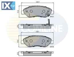 ΣΕΤ ΔΙΣΚΟΦΡΕΝΑ ΕΜΠΡ. OPEL CBP31638 93169176 93189822 1605355 93192895