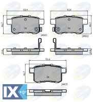 ΣΕΤ ΔΙΣΚΟΦΡΕΝΑ ΟΠΙΣΘ. HONDA CBP31711 43022TA0A00 43022TA0A40 43022TA0A51 43022TA0A70 43022TL1G00 43022TL1G01 43022TL1G02