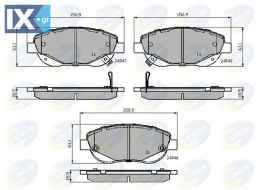 ΣΕΤ ΔΙΣΚΟΦΡΕΝΑ ΕΜΠΡ. TOYOTA CBP32035 0446505260 0446505300 0446505301 446505260