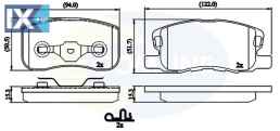 ΣΕΤ ΔΙΣΚΟΦΡΕΝΑ ΕΜΠΡ. MITSUBISHI CBP32125 MN116151