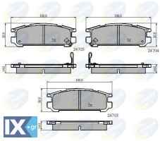 ΣΕΤ ΔΙΣΚΟΦΡΕΝΑ ΟΠΙΣΘ. SUBARU CBP3218 26296AA060 26296AA061 26296AA062 26296AA080 26296AA081 26296AA082 26296PA040 26296PA060