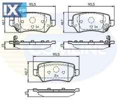 ΣΕΤ ΔΙΣΚΟΦΡΕΝΑ ΟΠΙΣΘ. KIA CBP32239 58302A2A30