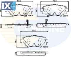 ΣΕΤ ΔΙΣΚΟΦΡΕΝΑ ΟΠΙΣΘ. MAZDA CBP32248 B4Y02648ZA B4Y0268ZA B4Y0268ZB