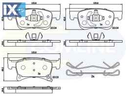 ΣΕΤ ΔΙΣΚΟΦΡΕΝΑ ΕΜΠΡ.OPEL CBP32300 1605281 39122150 95517029 95524973 1605281 95517029